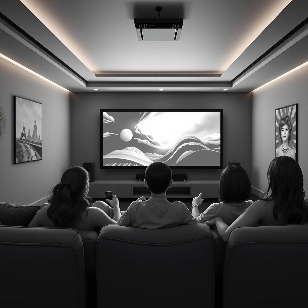 Imagem sobre mini home theater