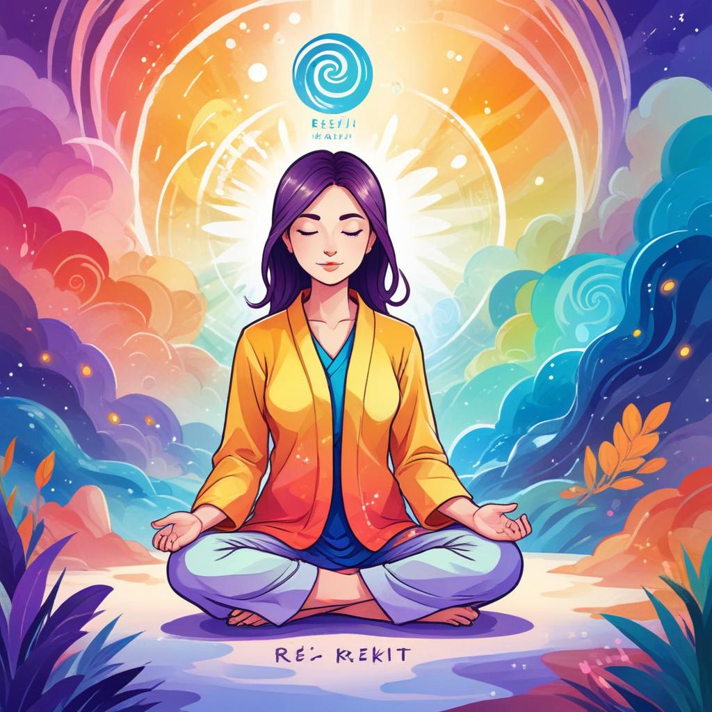 Imagem sobre Reiki para redução de ansiedade online