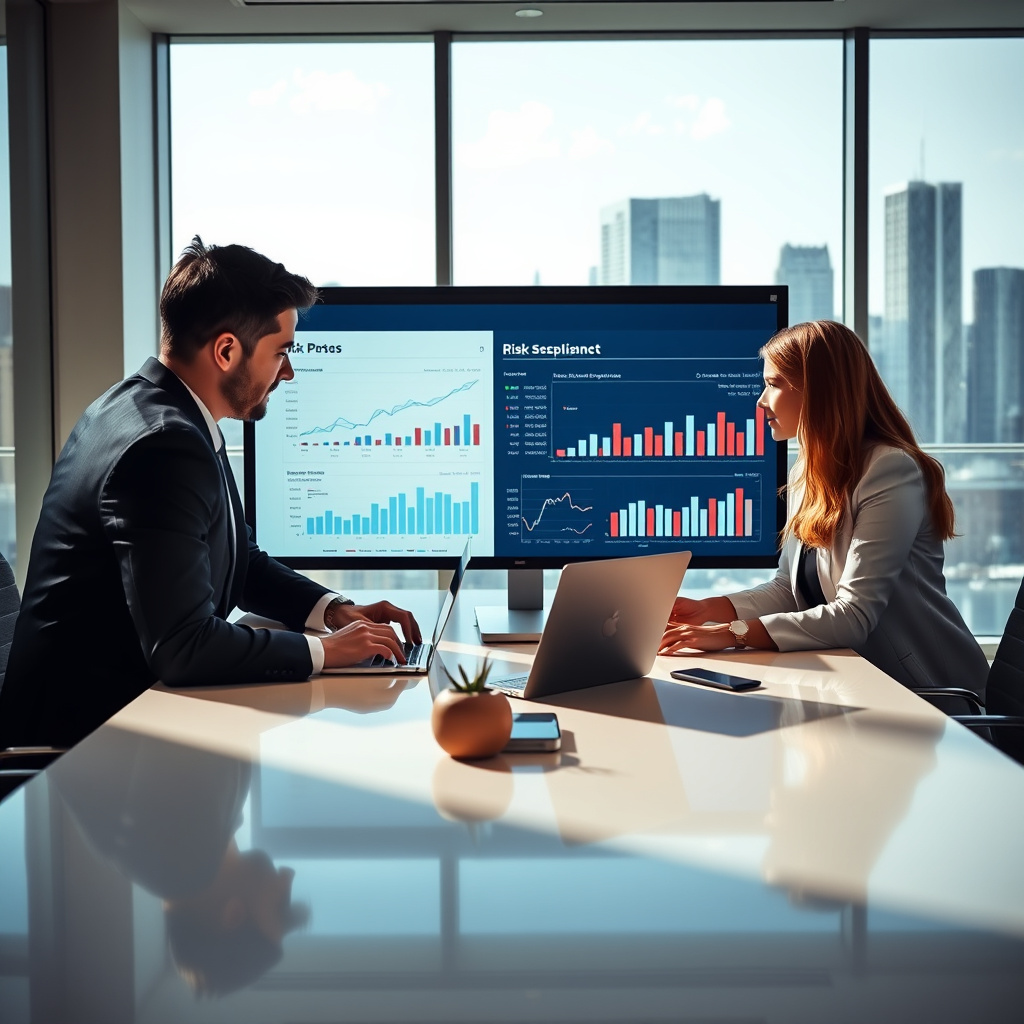 Imagem sobre monitoramento de riscos financeiros e compliance