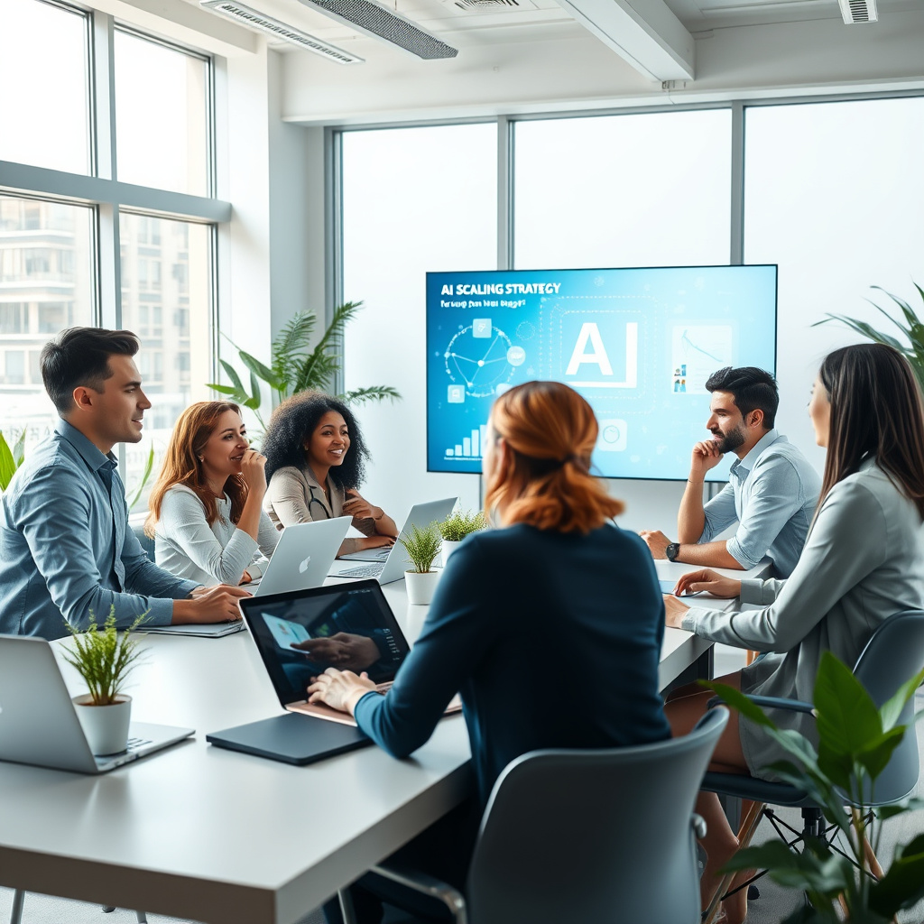 Imagem sobre estratégia scaling IA