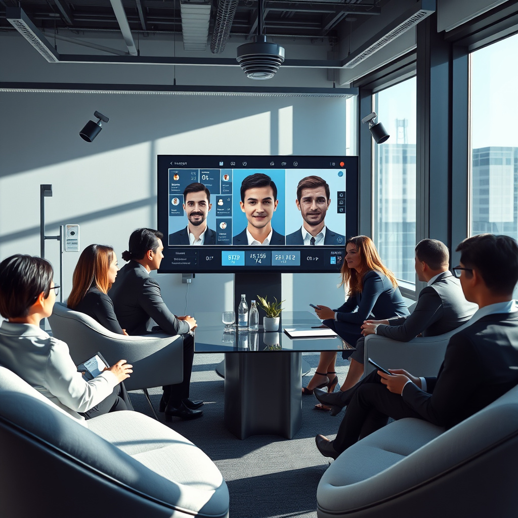 Imagem sobre reconhecimento facial empresarial
