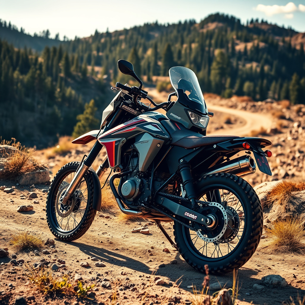 Imagem sobre suspensão off-road para motos