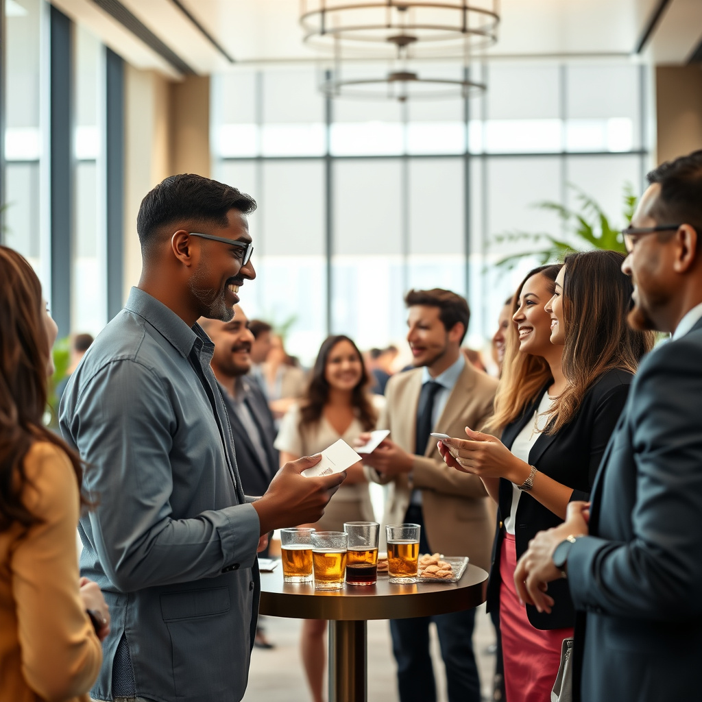 Imagem sobre networking empresarial