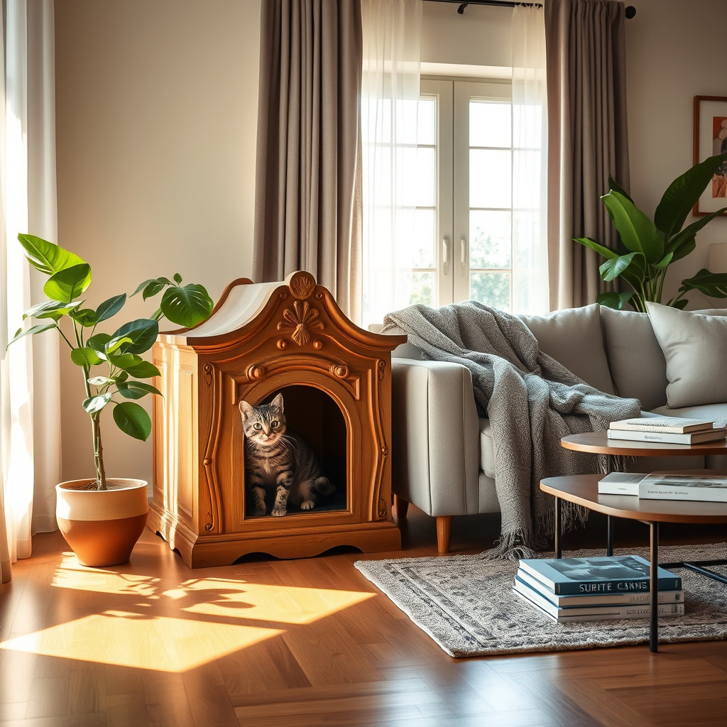 Imagem sobre bespoke cat houses