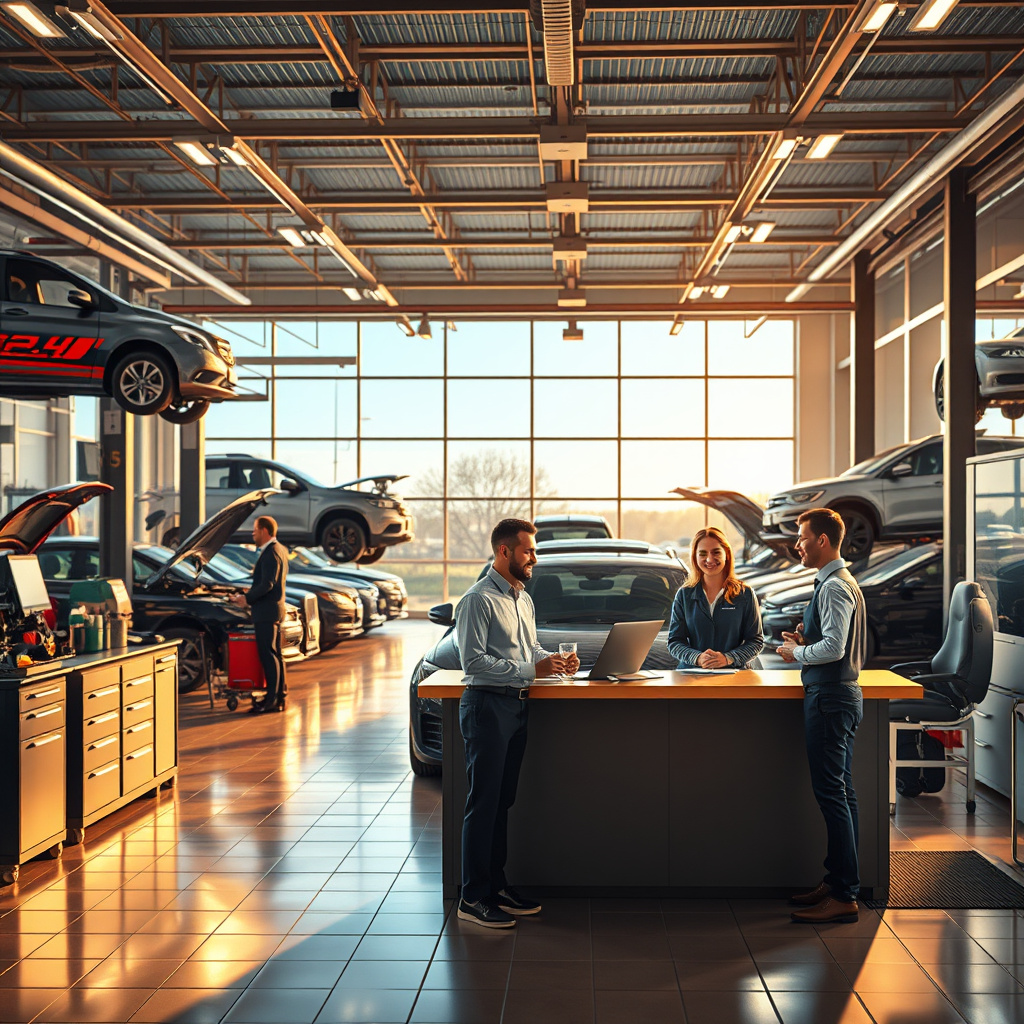 Imagem sobre auto center