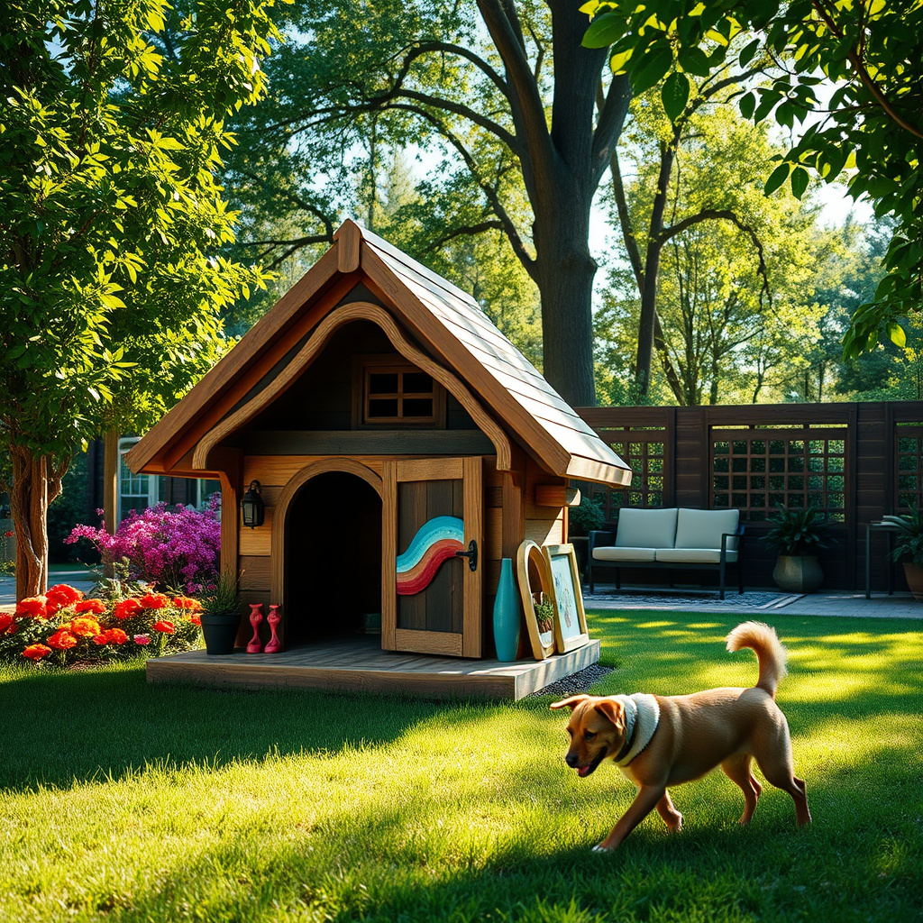 Imagem sobre artistic dog house designs
