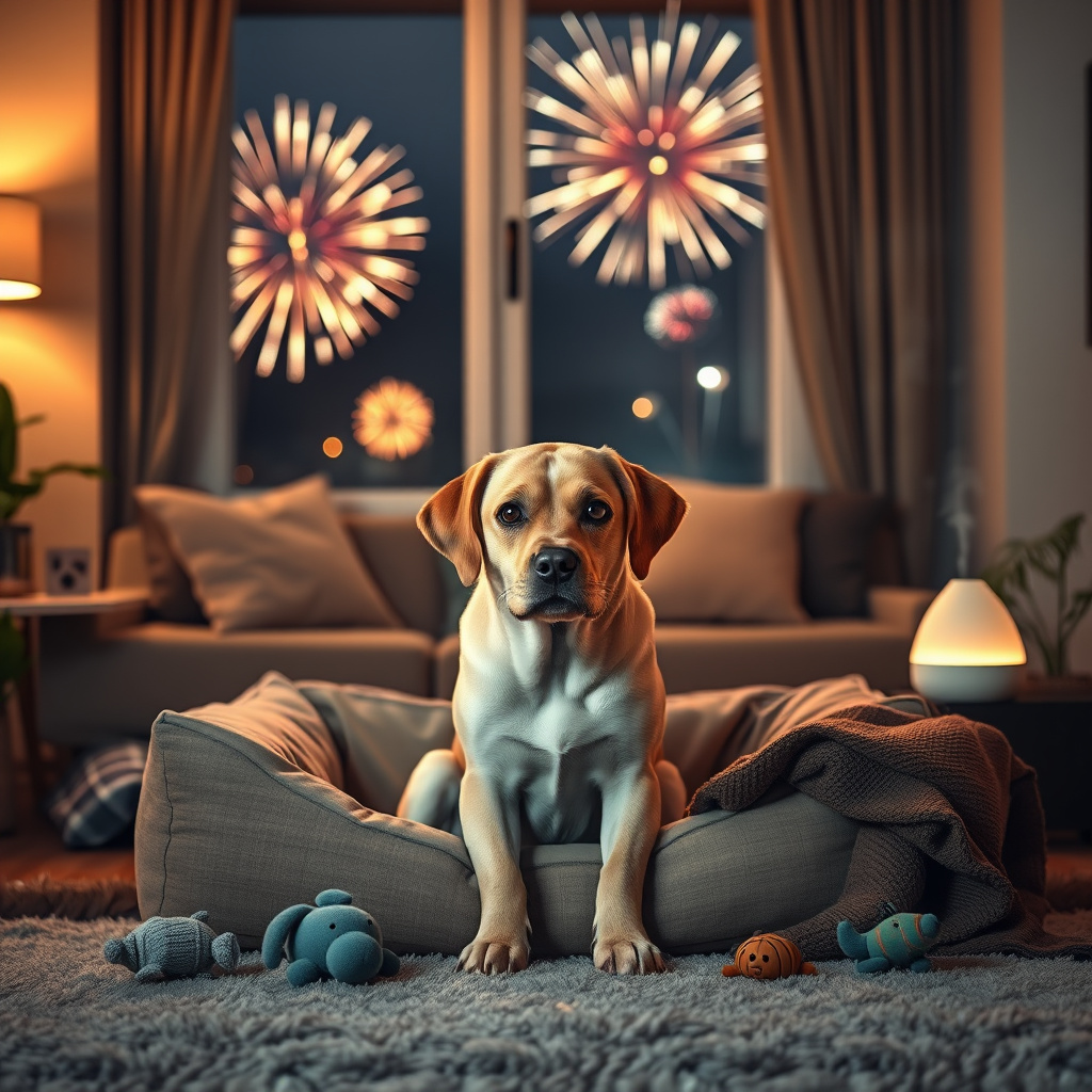 Imagem sobre 10 dicas para lidar com cachorro com medo de fogos