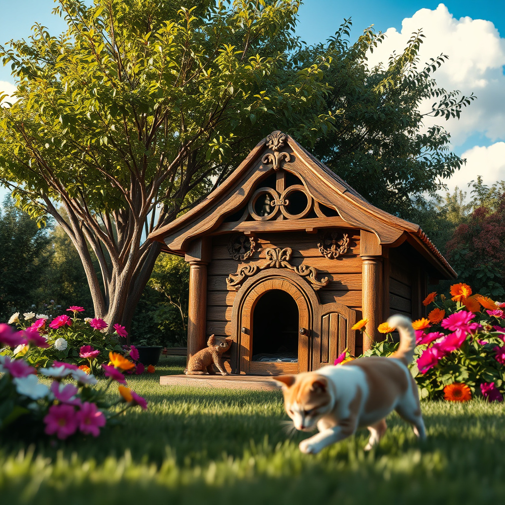 Imagem sobre artistic pet house designs