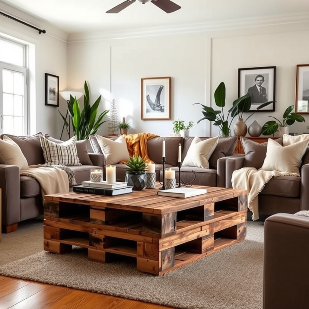 Transformando Espaços: Ideias Criativas com Pallets Imagem sobre Como usar pallets na decoração da casa