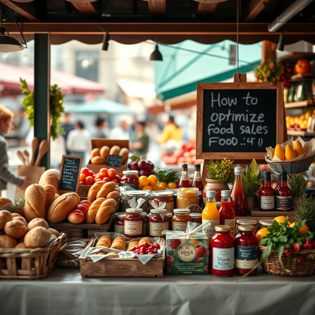 Imagem sobre como otimizar vendas de produtos alimentícios