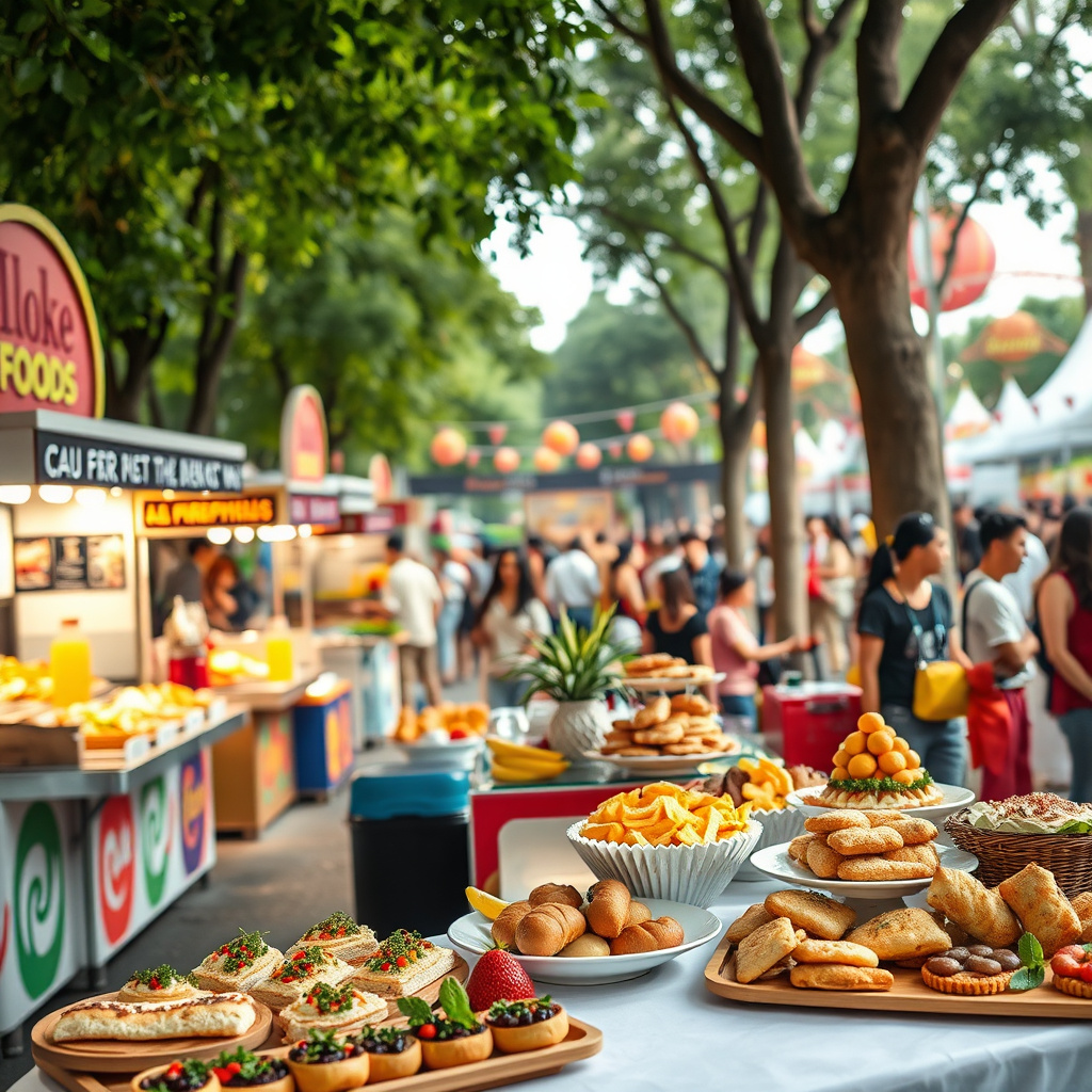 Imagem sobre vendas de alimentos em eventos