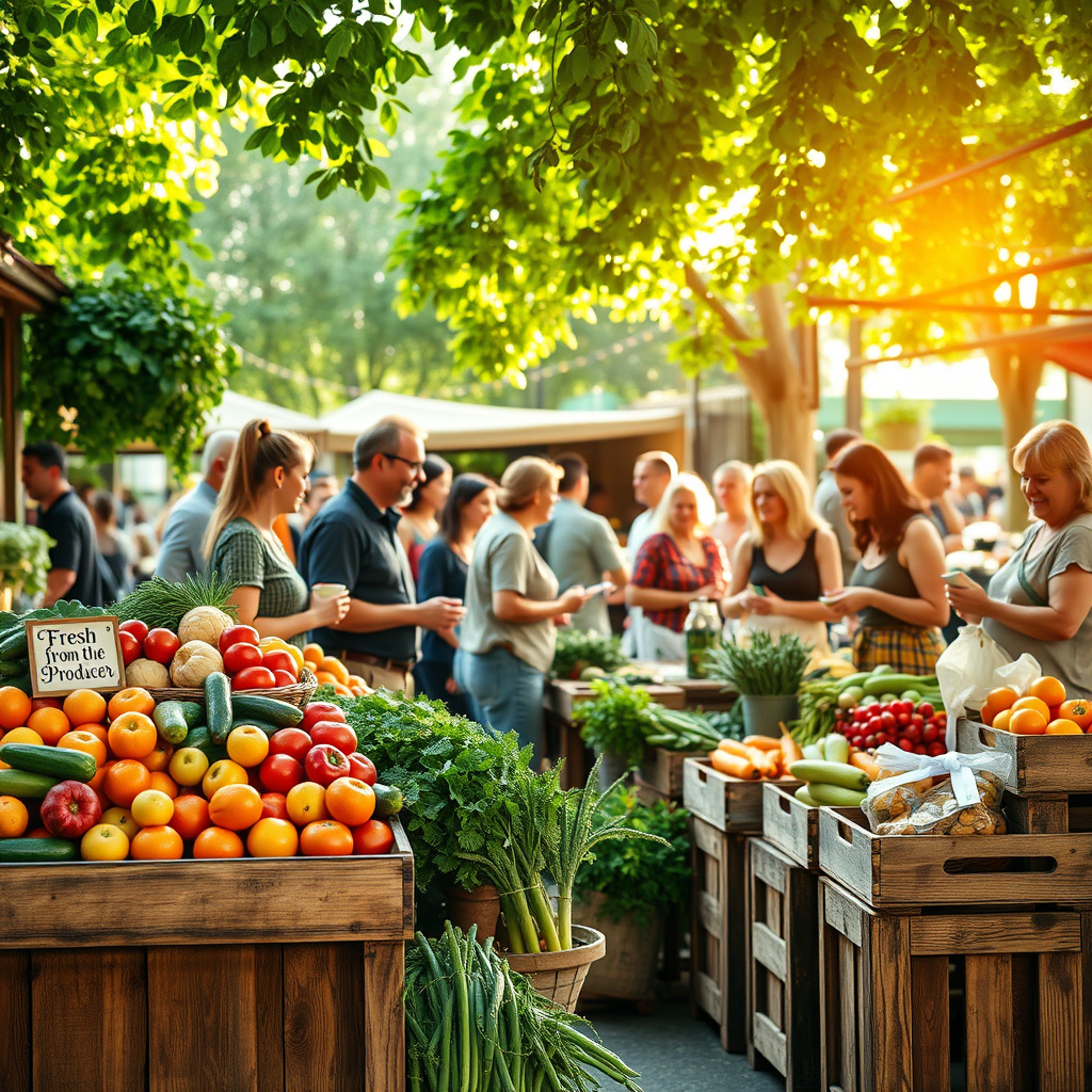 Imagem sobre vendas de alimentos direto do produtor