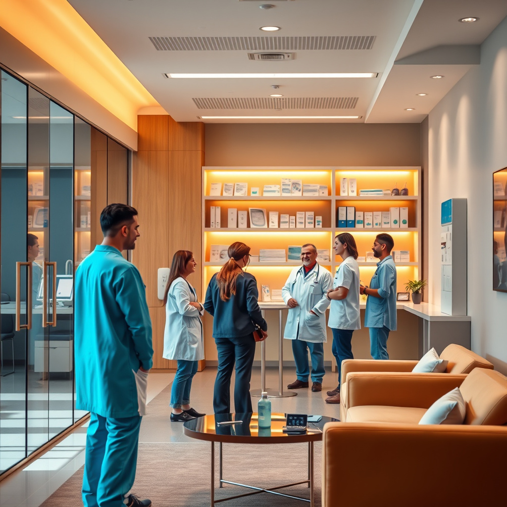 Imagem sobre Mantenha-se Atualizado: O Ambiente Estimulante de um Centro Médico Integrado.