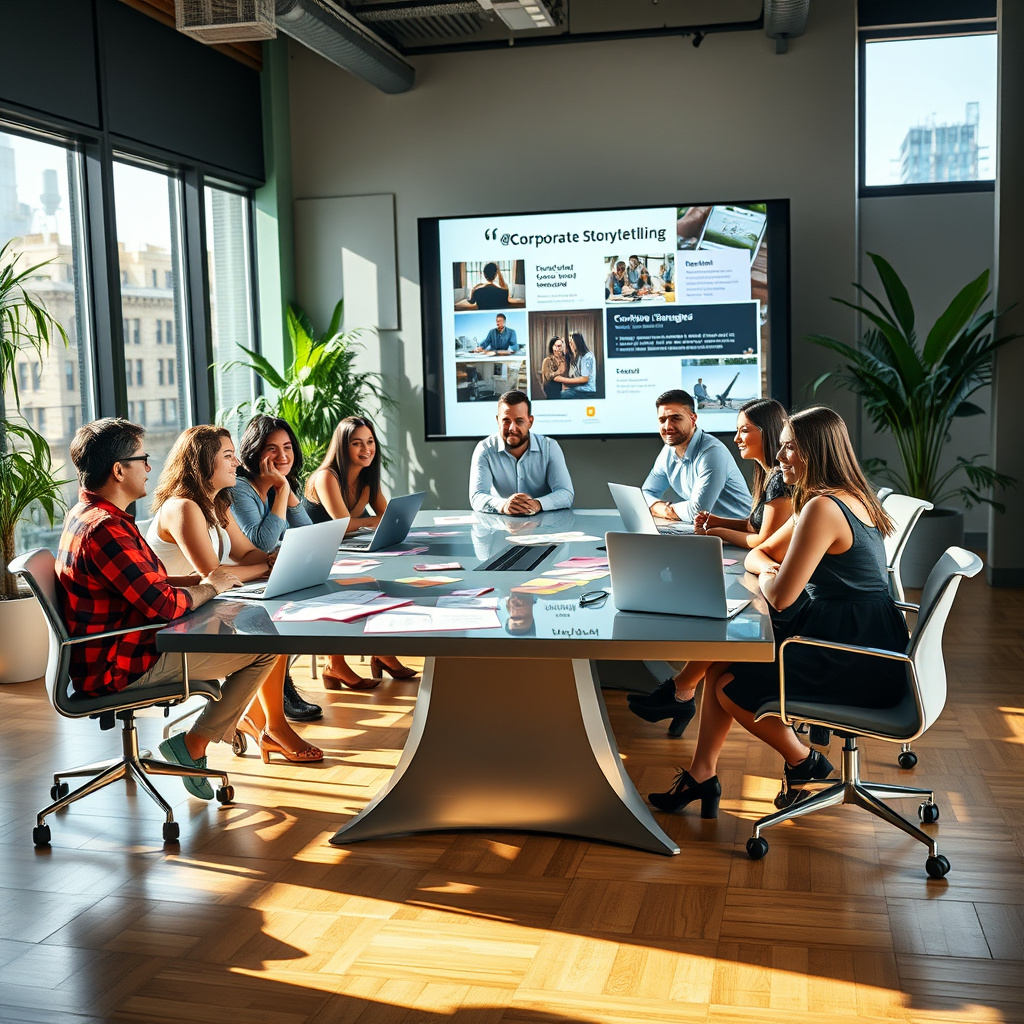 Imagem sobre storytelling corporativo