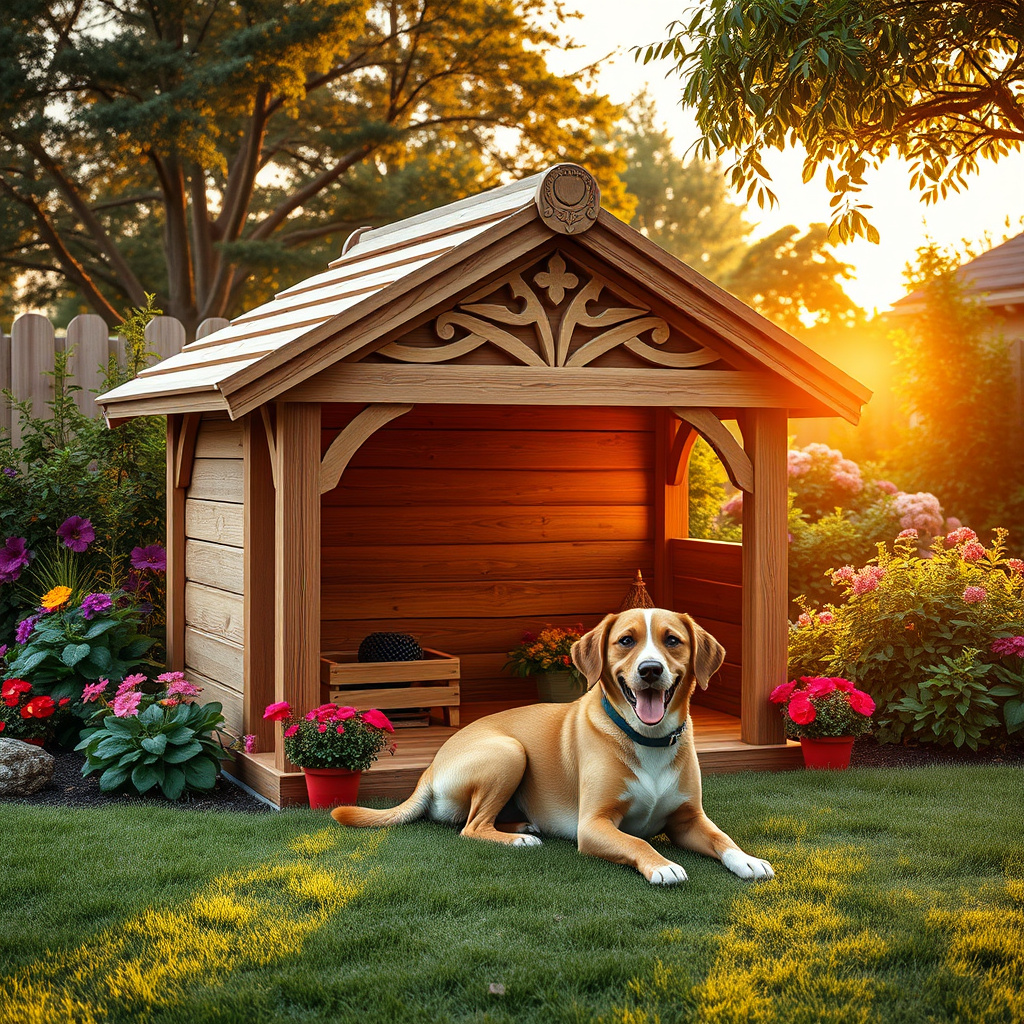 Imagem sobre handcrafted dog shelters