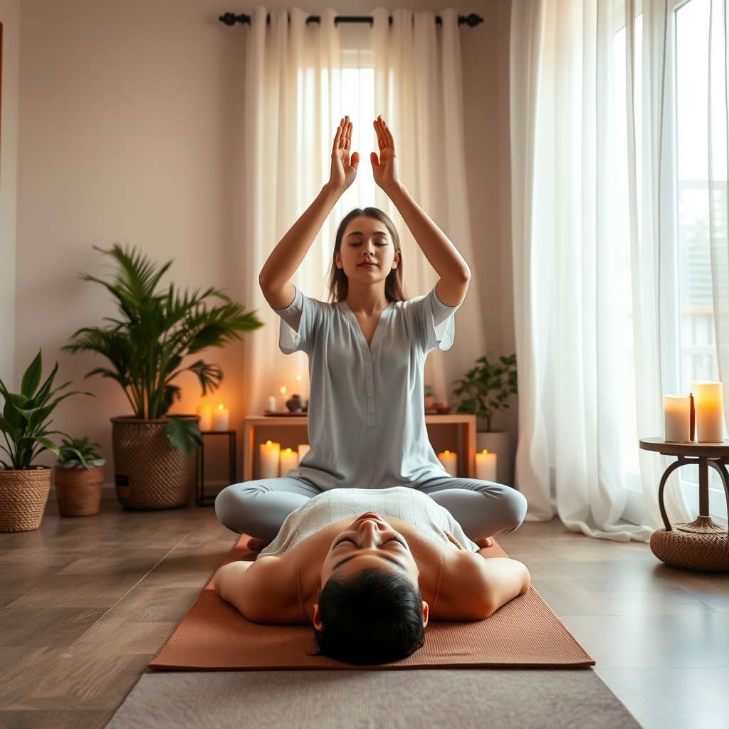 Imagem sobre como aplicar reiki para ansiedade