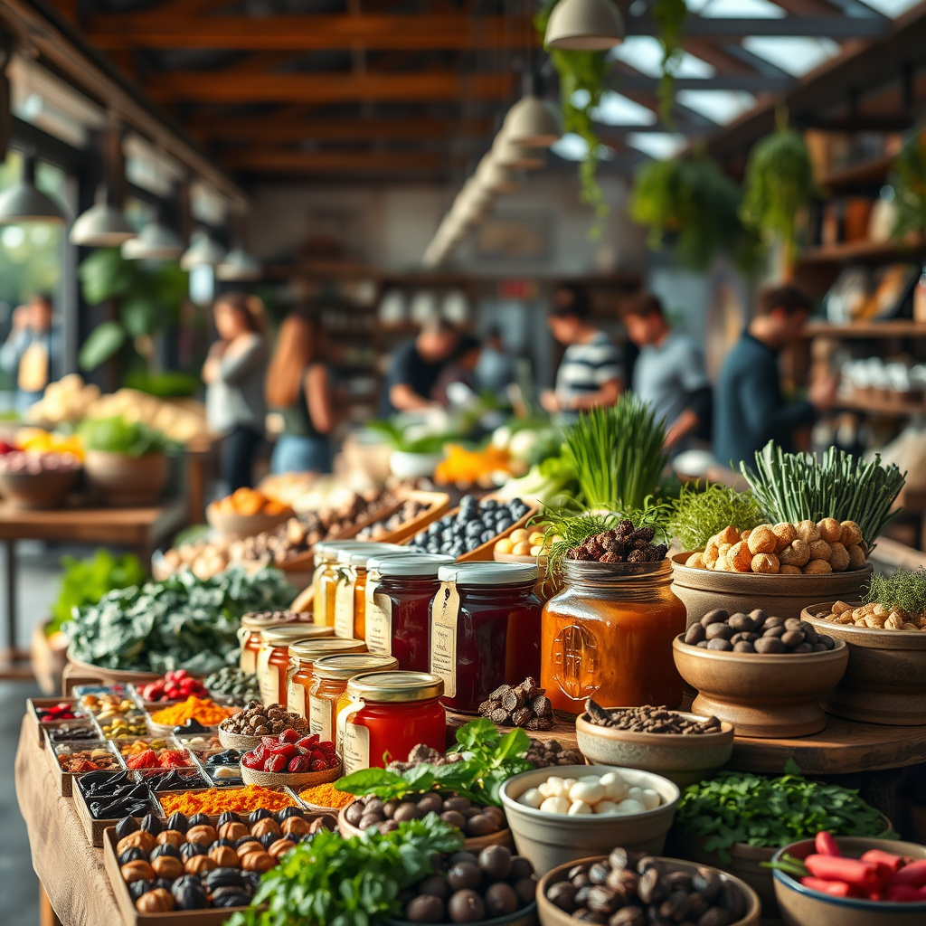 Imagem sobre vendas de alimentos diferenciados em 2023