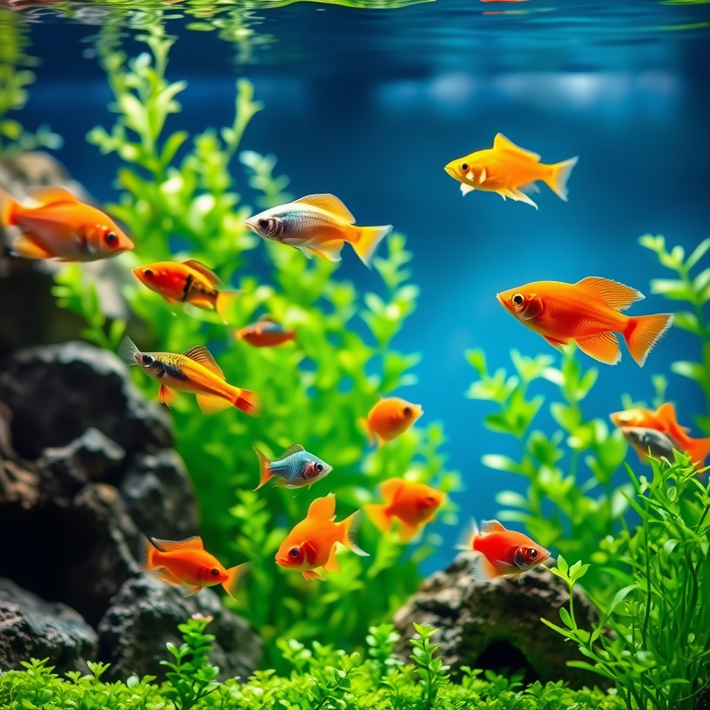 Imagem sobre peixes para aquário de água doce