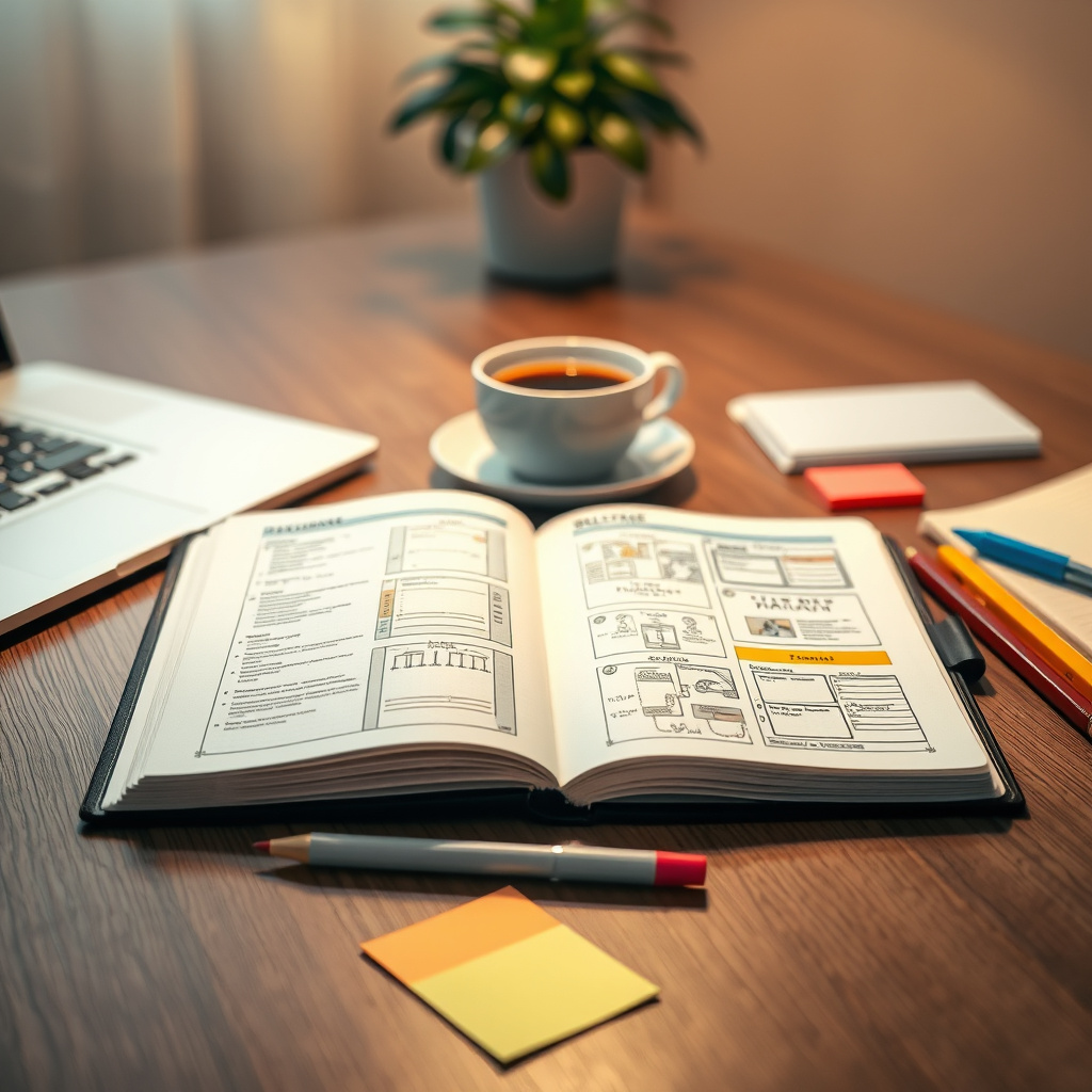 Imagem sobre caderneta personalizada para bullet journal