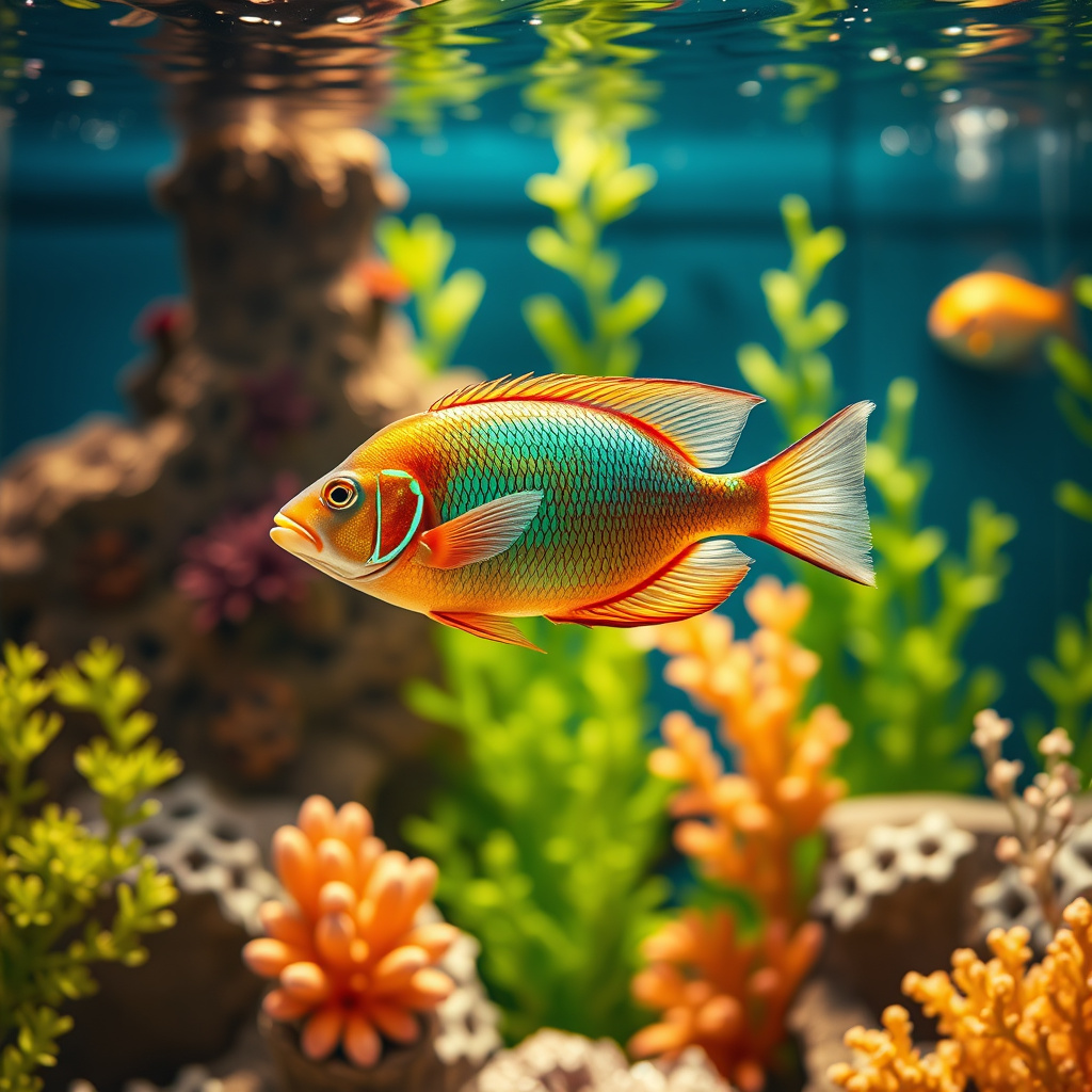 Imagem sobre peixe exótico fácil de cuidar