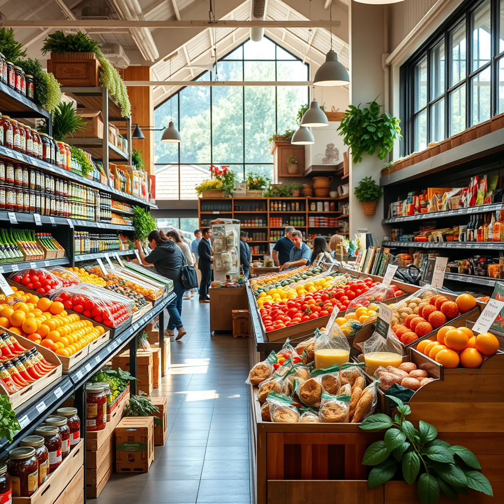 Imagem sobre vendas de alimentos em supermercados locais