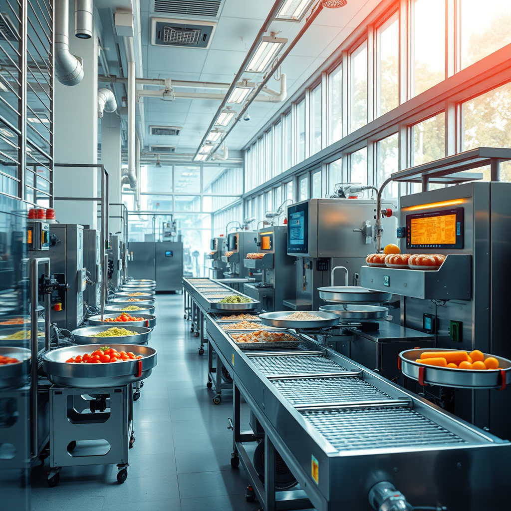 Imagem sobre equipamentos para produção de alimentos processados