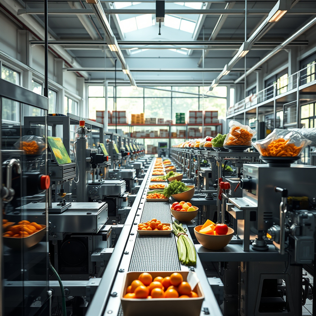 Imagem sobre máquinas para produção de alimentos