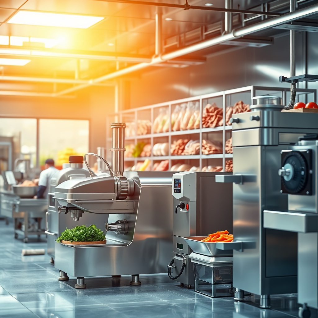 Imagem sobre máquinas para processamento de alimentos