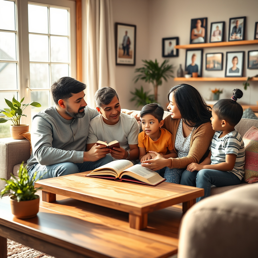 Imagem Sobre Como Lidar Com Desafios Familiares À Luz Da Fé
