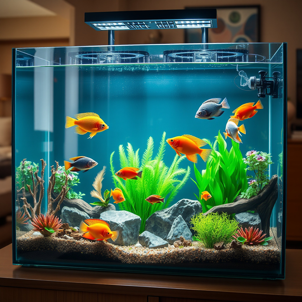 Imagem sobre como manter peixes exóticos em aquário