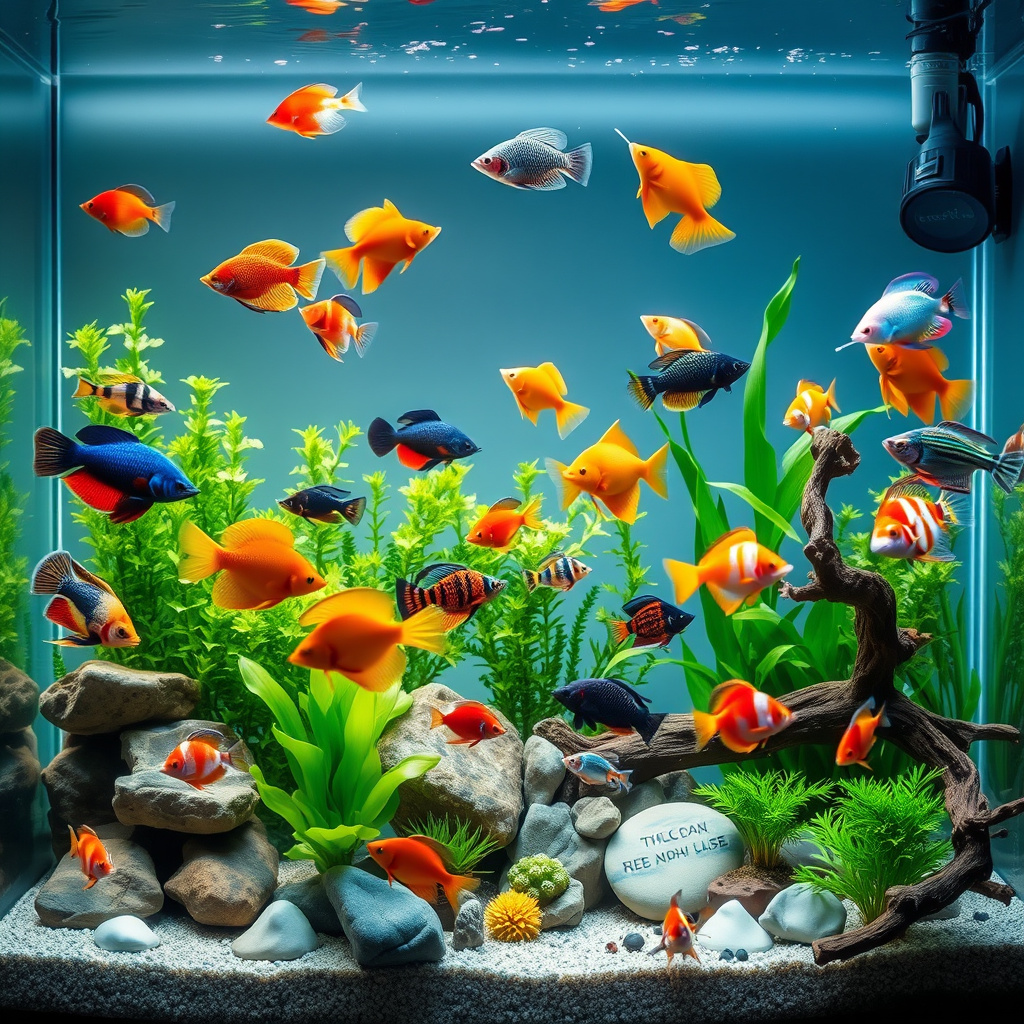 Imagem sobre peixes exóticos para aquário de 100 litros