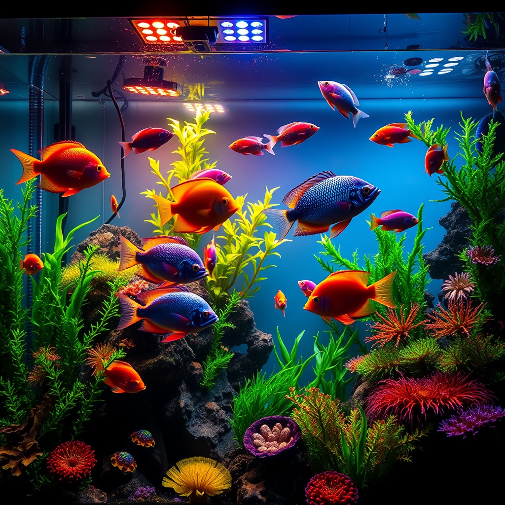 Imagem sobre como escolher a iluminação para aquário de peixes exóticos