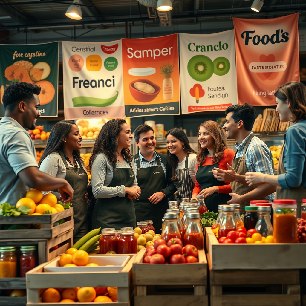 Imagem sobre vendas de alimentos por meio de parcerias