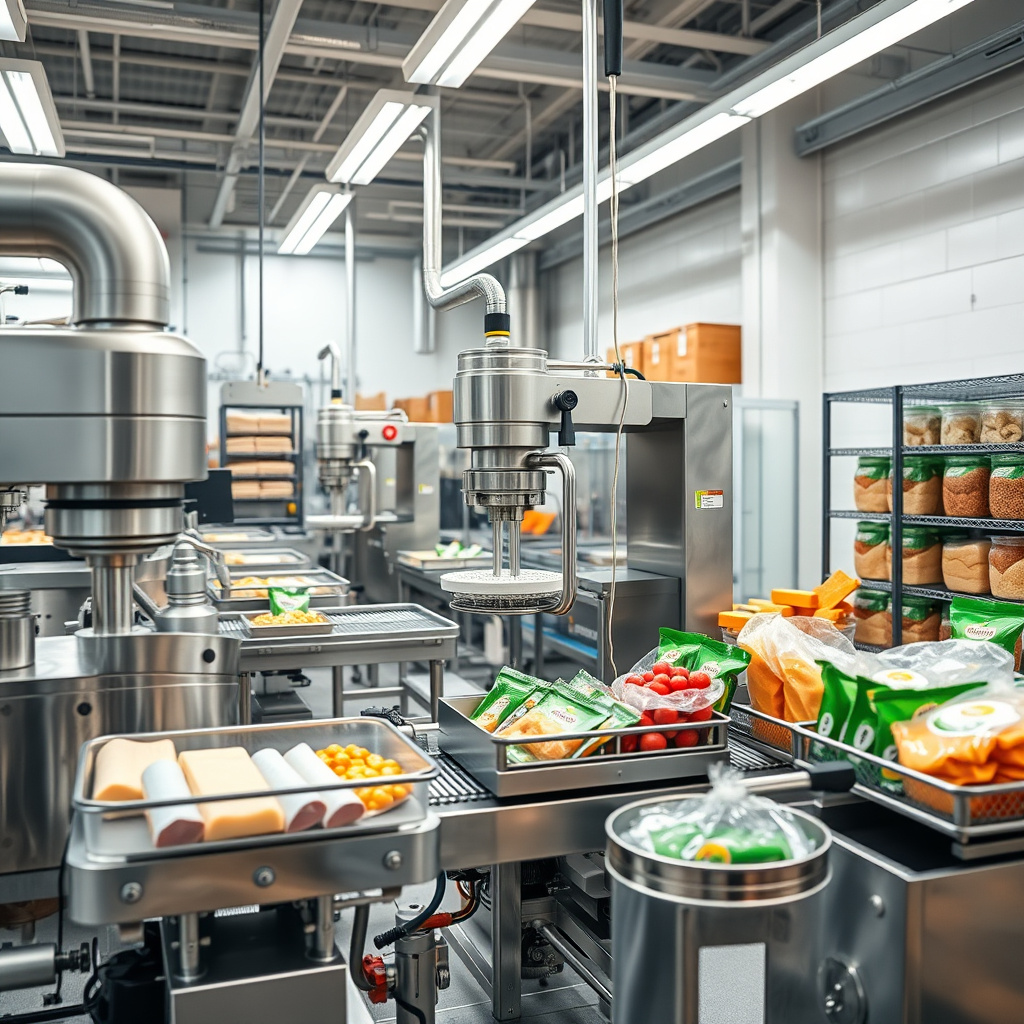 Imagem sobre equipamentos para indústria de alimentos prontos