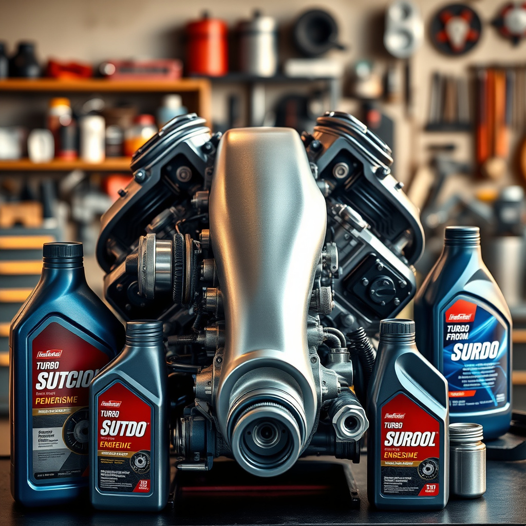 Imagem sobre óleo para motor turbo