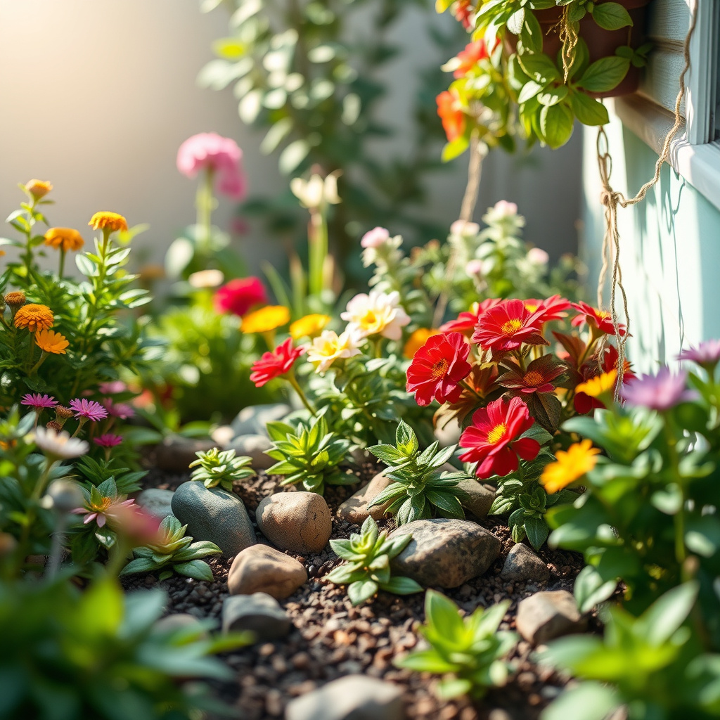 Imagem sobre plantas para pequeno jardim
