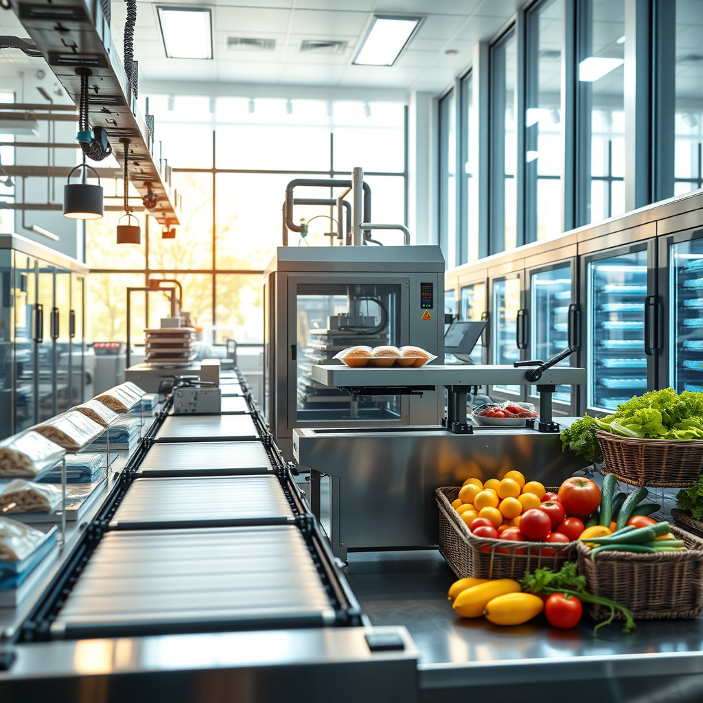 Imagem sobre equipamentos para processamento de alimentos embalados