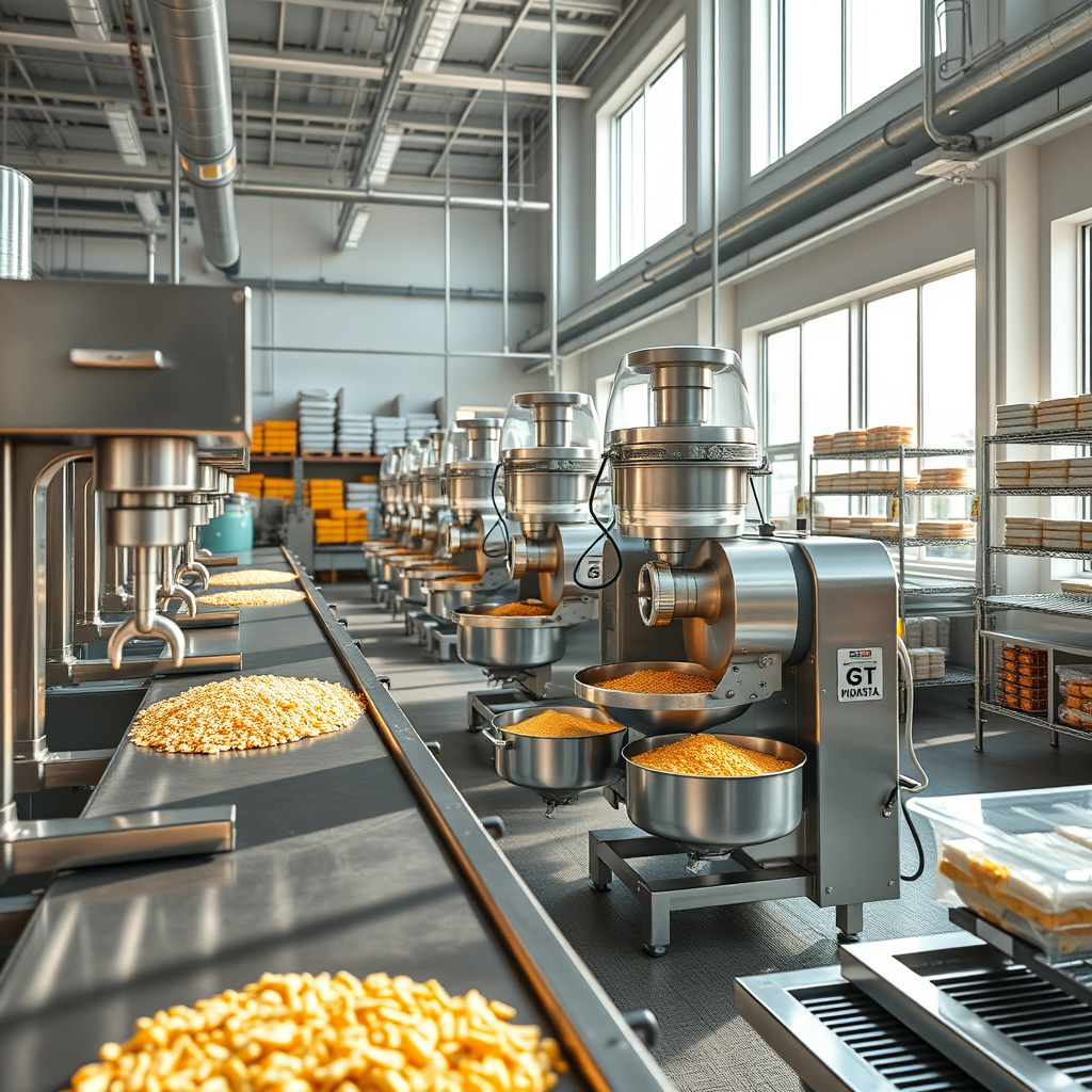 Imagem sobre máquinas para processamento de alimentos industrializados