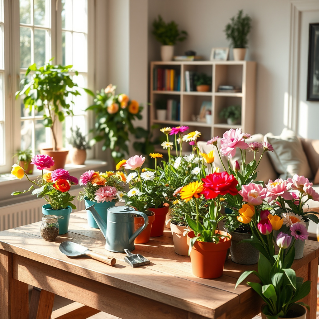Imagem sobre como plantar flores em casa