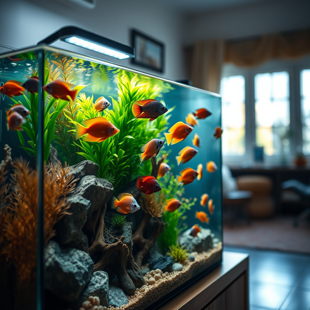 Imagem sobre como criar um aquário para peixes exóticos