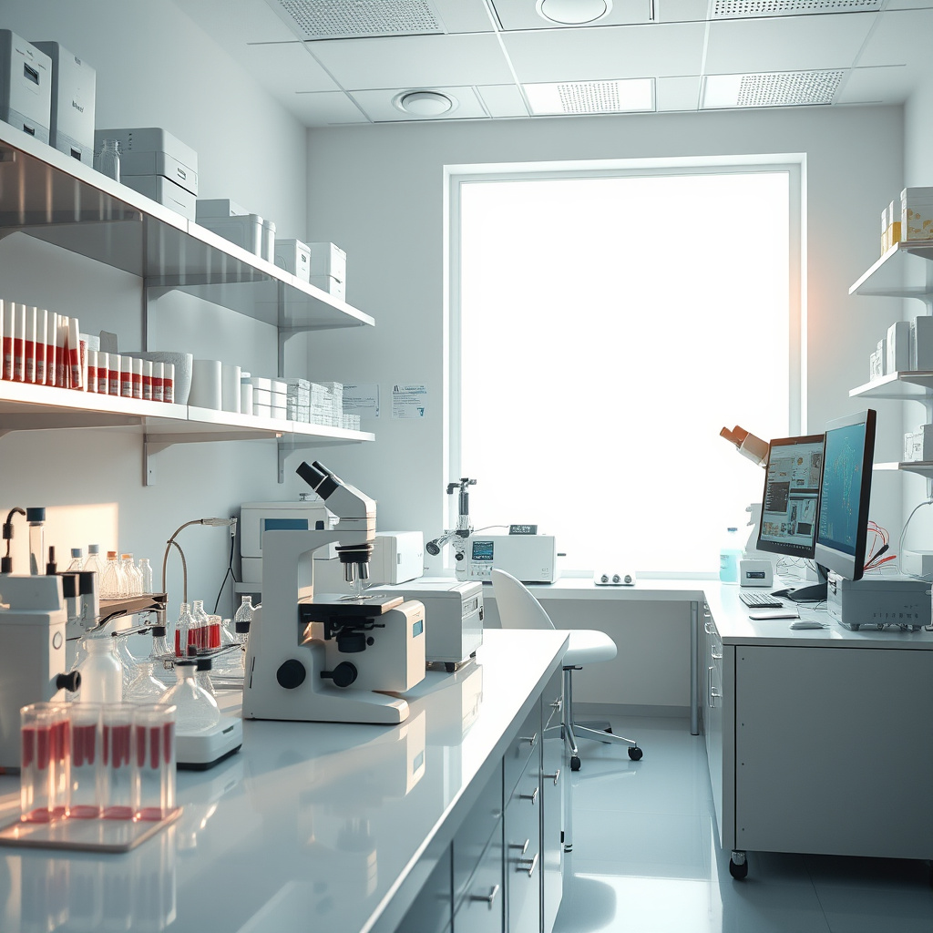Imagem sobre laboratório com precisão diagnóstica