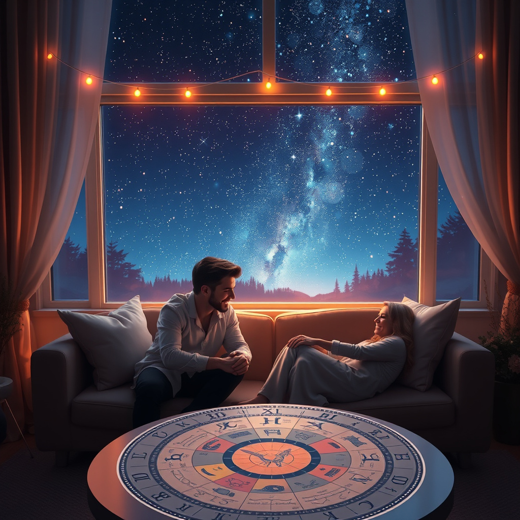 Imagem sobre mapa astral e relacionamentos amorosos