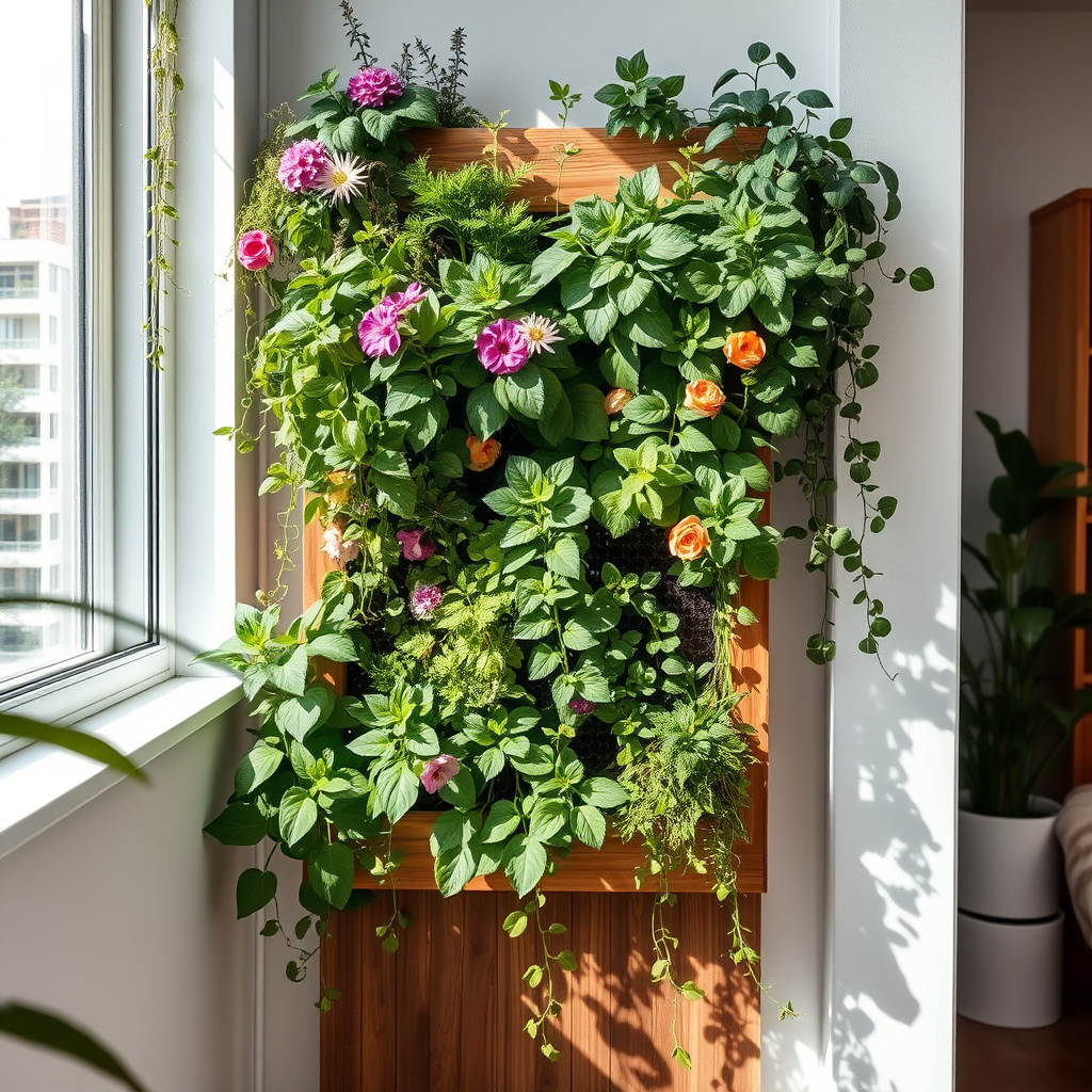 Imagem sobre como fazer jardim vertical em pequenos espaços