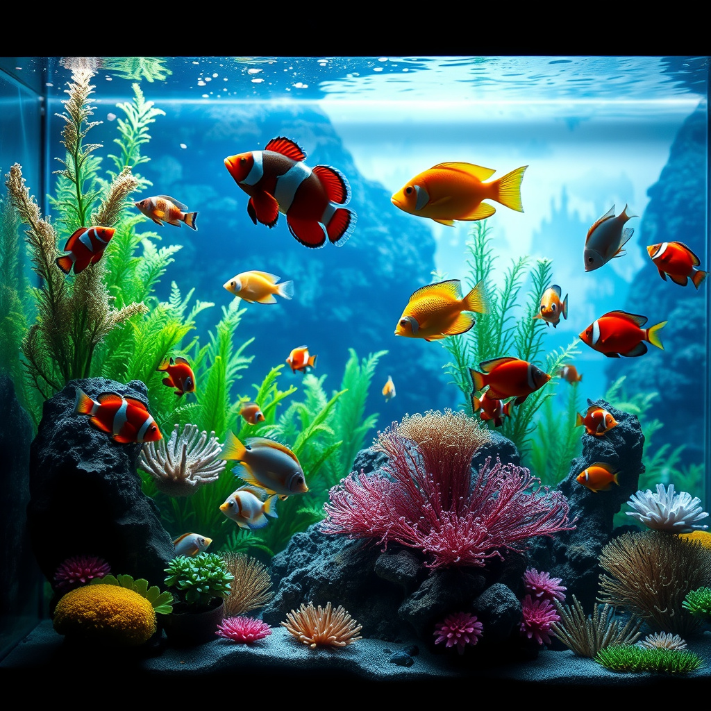Imagem sobre como criar peixes exóticos em aquário