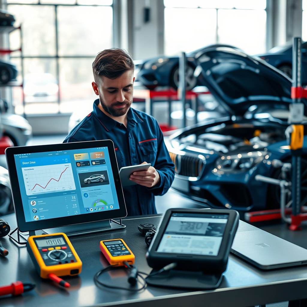 Imagem sobre como a tecnologia ajuda na manutenção automotiva