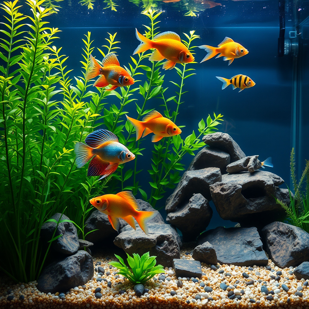 Imagem sobre peixes exóticos que toleram água fria