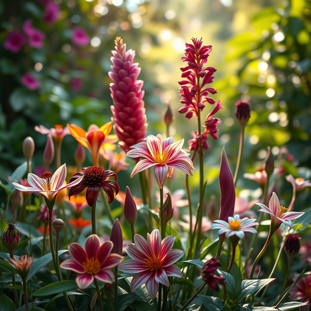 Imagem sobre flores incomuns