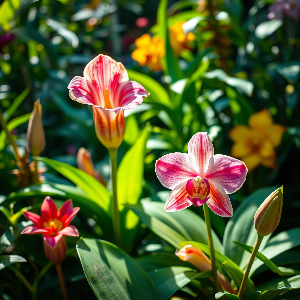 Imagem sobre espécies de flores raras