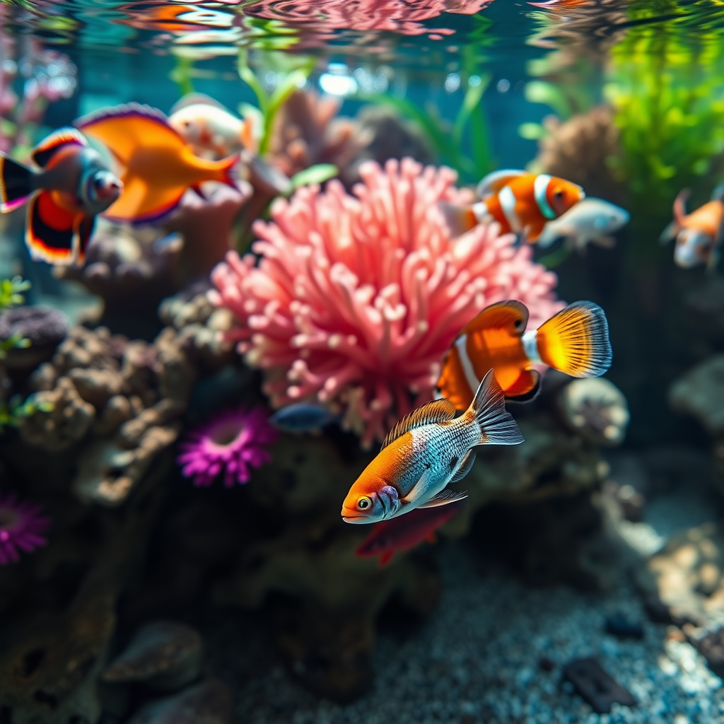 Imagem sobre peixes exóticos que se adaptam a diferentes condições de água