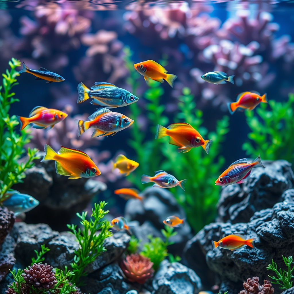 Imagem sobre peixes exóticos que são compatíveis com outros peixes